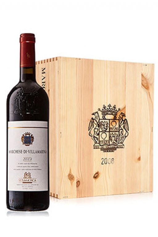 "Marchese di Villamarina" Alghero DOC 2014, 6 fliaš v drevenej krabici