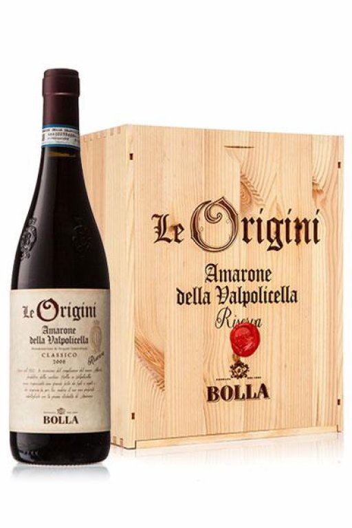 Amarone della Valpolicella Classico "Le Origini" DOCG 2015, 6 fliaš v drevenej krabici