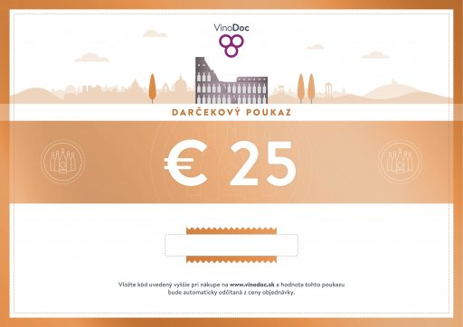 Darčekový poukaz 25 €