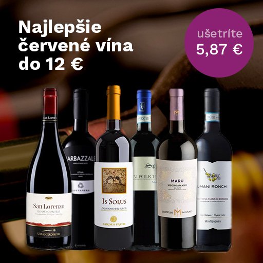 Najlepšie červené vína do 12 €