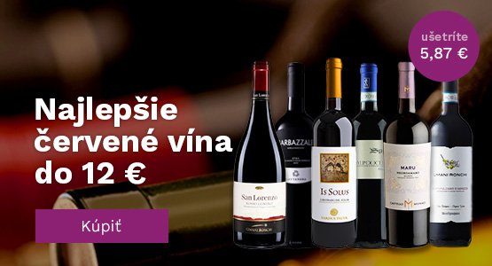 Najlepšie červené vína do 12 €