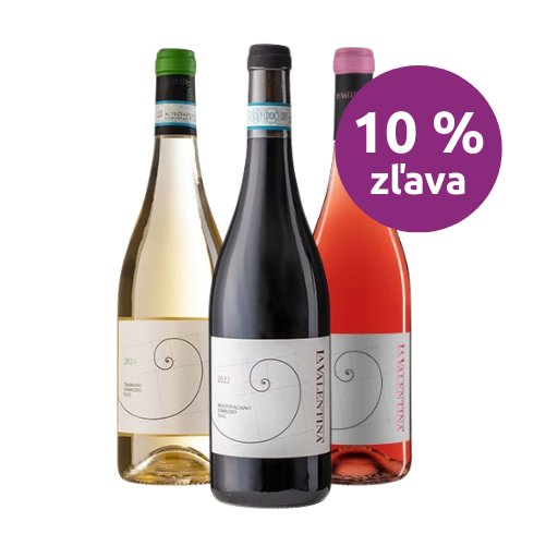 Ochutnávkový set La Valentina, 3×0,75l